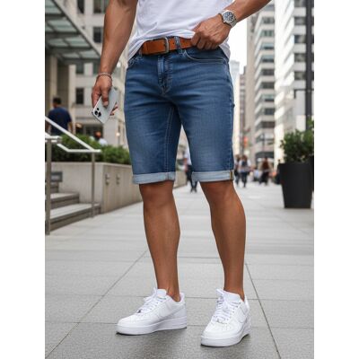 Pantaloni scurți pentru bărbați Dstreet SX0000 albastru deschis 35 male Pantaloni scurți pentru bărbați Dstreet SX0000 albastru deschis 35 male