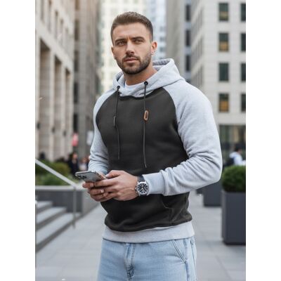 Hanorac negru pentru bărbați Dstreet negru XXL male Hanorac negru pentru bărbați Dstreet negru XXL male