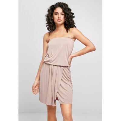 Urban Classics Doamnelor Viscoză Short Bandeau Dress Duskrose crem XL female Urban Classics Doamnelor Viscoză Short Bandeau Dress Duskrose crem XL female