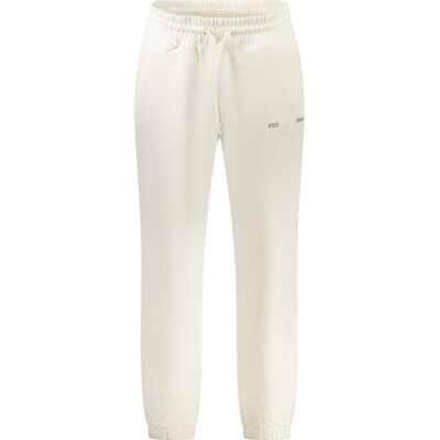 Pantaloni de trening bărbătești GUESS JEANS albi crem XS unisex Pantaloni de trening bărbătești GUESS JEANS albi crem XS unisex