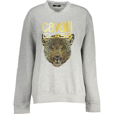 Hanorac gri pentru femei Cavalli Class gri XXL female Hanorac gri pentru femei Cavalli Class gri XXL female