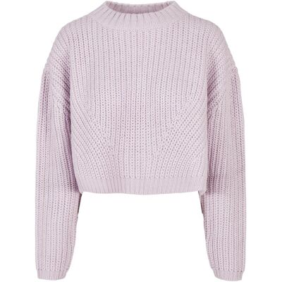 Urban Classics Doamnelor Wide pulover oversize Softlilac gri XL female Urban Classics Doamnelor Wide pulover oversize Softlilac gri XL female