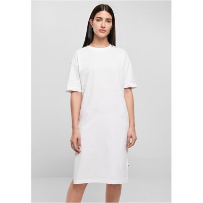 Urban Classics Doamnelor organice supradimensionate fantă Tee Dress alb alb S female Urban Classics Doamnelor organice supradimensionate fantă Tee Dress alb alb S female