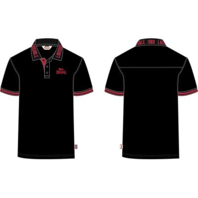 Tricouri polo pentru bărbați Lonsdale negru M female Tricouri polo pentru bărbați Lonsdale negru M female