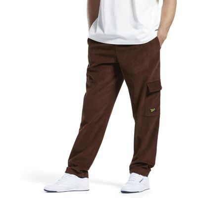 Pantaloni cargo REEBOK cu cord maro M female Pantaloni cargo REEBOK cu cord maro M female
