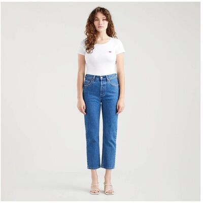 Levi'S 501® Crop Women's Jean Pants - Jazz Pop albastru 25 L28 female Levi'S 501® Crop Women's Jean Pants - Jazz Pop albastru 25 L28 female