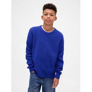 GAP Children's Sweater CashSoft - Boys albastru S male GAP Children's Sweater CashSoft - Boys albastru S male