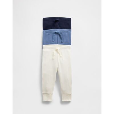 Pantaloni GAP cu nervuri pentru copii, 3 piese - băieți albastru 18-24m male Pantaloni GAP cu nervuri pentru copii, 3 piese - băieți albastru 18-24m male