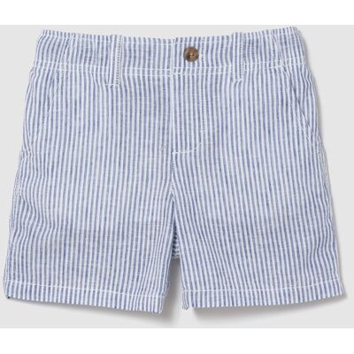 Pantaloni scurți din in pentru copii GAP pentru băieți alb 3Yrs male Pantaloni scurți din in pentru copii GAP pentru băieți alb 3Yrs male