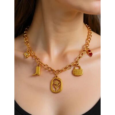 Colier Resti Aurelia Charis galben UNIV unisex Colier Resti Aurelia Charis galben UNIV unisex