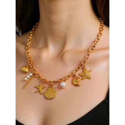 Colier Resti Athena Charm Sea alb UNIV unisex Colier Resti Athena Charm Sea alb UNIV unisex