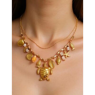 Resti Colier Rești Athena Charm Sea galben UNIV unisex Resti Colier Rești Athena Charm Sea galben UNIV unisex
