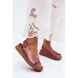 Sandale cu platformă din piele Maciejka alb 37 female Sandale cu platformă din piele Maciejka alb 37 female