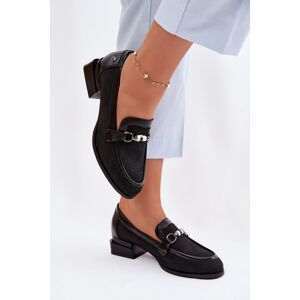 Pantofi de damă Boto cu toc jos și detalii decorative negru 38 female Pantofi de damă Boto cu toc jos și detalii decorative negru 38 female
