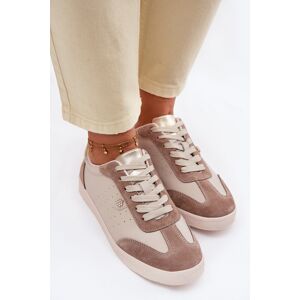 Teniși de damă S. BARSKI din piele naturală kaki 38 female Teniși de damă S. BARSKI din piele naturală kaki 38 female
