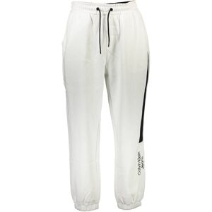 Pantaloni de trening albi pentru bărbați Calvin Klein alb XL unisex Pantaloni de trening albi pentru bărbați Calvin Klein alb XL unisex