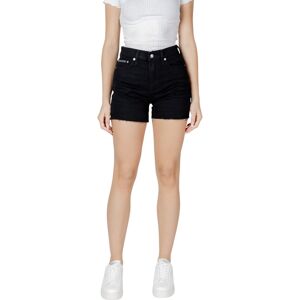 Pantaloni scurți din denim Calvin Klein negru W25 female Pantaloni scurți din denim Calvin Klein negru W25 female