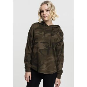Urban Classics Hanorac camuflaj supradimensionat pentru femei negru XS female Urban Classics Hanorac camuflaj supradimensionat pentru femei negru XS female