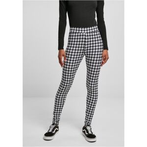 Urban Classics Women's soft leggings AOP blackhoundstooth gri M female Urban Classics Women's soft leggings AOP blackhoundstooth gri M female