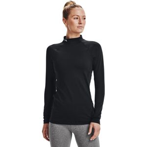 Women's winter t-shirt Under Armour Authentics Mockneck negru M female Women's winter t-shirt Under Armour Authentics Mockneck negru M female