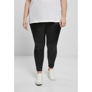 Urban Classics Doamnelor Shiny High Waist Leggings Negru negru 5XL female Urban Classics Doamnelor Shiny High Waist Leggings Negru negru 5XL female