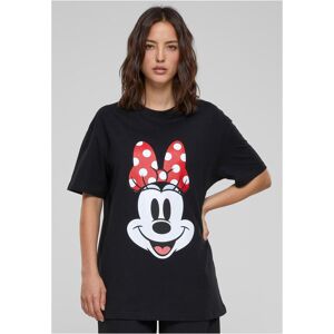 Merchcode Disney 100 Minnie Smiles Women's T-Shirt Black negru XS female Merchcode Disney 100 Minnie Smiles Women's T-Shirt Black negru XS female
