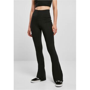 Urban Classics Women's Organic Stretch Bootcut Leggings Black negru L female Urban Classics Women's Organic Stretch Bootcut Leggings Black negru L female