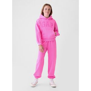 Pantaloni sportivi fucsie pentru copii - Fete Picioare conice Pantaloni sportivi fucsie pentru copii - Fete Picioare conice