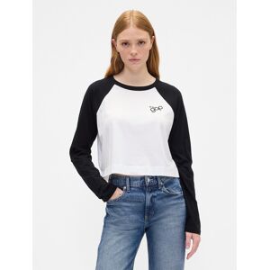 GAP Crop T-shirt with logo - Women's negru XL female GAP Crop T-shirt with logo - Women's negru XL female