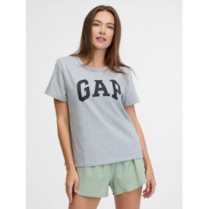 GAP T-shirt with logo - Women's gri XS female GAP T-shirt with logo - Women's gri XS female