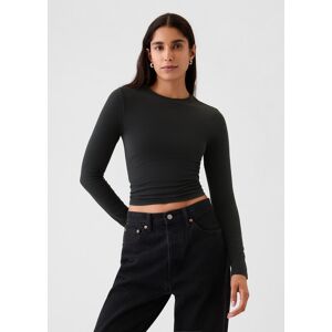 GAP Long Sleeve T-Shirt - Women's negru XXS female GAP Long Sleeve T-Shirt - Women's negru XXS female