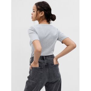 Topuri si tricouri pentru femei GAP - gri gri XXS female Topuri si tricouri pentru femei GAP - gri gri XXS female