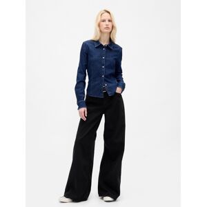 Blugi largi pentru femei GAP UltraSoft negru 30Long female Blugi largi pentru femei GAP UltraSoft negru 30Long female