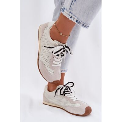 BIG STAR SHOES Teniși din piele întoarsă pentru femei Big Star alb 41 female BIG STAR SHOES Teniși din piele întoarsă pentru femei Big Star alb 41 female