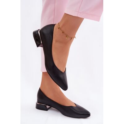 Balerini cu toc jos pentru femei Vinceza negru 37 female Balerini cu toc jos pentru femei Vinceza negru 37 female