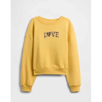 GAP Kids Oversize Sweatshirt - Girls galben XS female GAP Kids Oversize Sweatshirt - Girls galben XS female