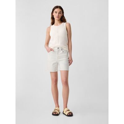 Pantaloni scurti pentru femei GAP - alb gri 25 female Pantaloni scurti pentru femei GAP - alb gri 25 female