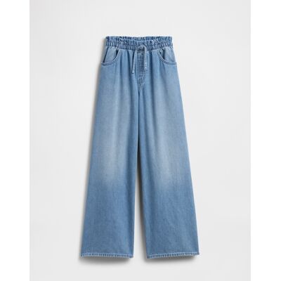 GAP Blugi largi pentru fete albastru deschis XS female GAP Blugi largi pentru fete albastru deschis XS female