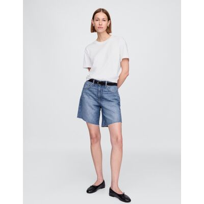 GAP Denim shorts Loose Bermuda - Women's albastru 28Reg female GAP Denim shorts Loose Bermuda - Women's albastru 28Reg female