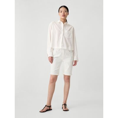 Pantaloni scurti pentru femei GAP - alb gri 24 female Pantaloni scurti pentru femei GAP - alb gri 24 female
