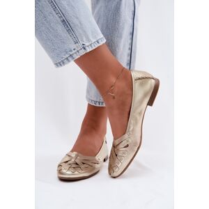 Balerini din piele Maciejka galben 37 unisex Balerini din piele Maciejka galben 37 unisex