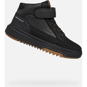Black boys' ankle boots Geox Bunshee B Abx - Boys negru 35 unisex Black boys' ankle boots Geox Bunshee B Abx - Boys negru 35 unisex