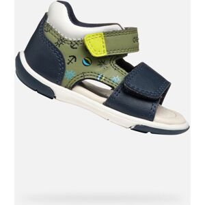 Sandale pentru primii pași de băieți, albastru închis, Geox albastru 22 unisex Sandale pentru primii pași de băieți, albastru închis, Geox albastru 22 unisex