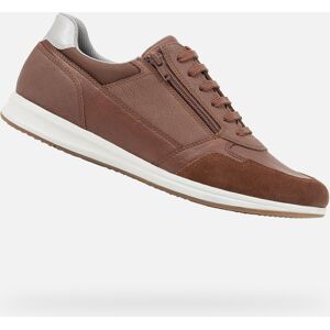 Brown men's sneakers Geox Avery - Men's maro 46 male Brown men's sneakers Geox Avery - Men's maro 46 male
