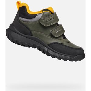 Khaki boys' ankle boots Geox Simbyos ABX - Boys negru 33 unisex Khaki boys' ankle boots Geox Simbyos ABX - Boys negru 33 unisex