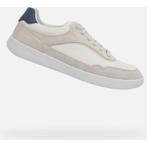 White men's sneakers Geox Rieti - Men's gri 42 male White men's sneakers Geox Rieti - Men's gri 42 male