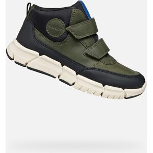 Ghete Geox Flexyper kaki pentru băieți negru 33 unisex Ghete Geox Flexyper kaki pentru băieți negru 33 unisex