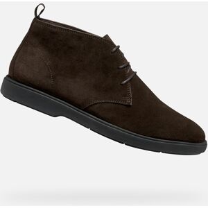 Dark brown men's ankle shoes Geox Spherica EC17 - Men's negru 42 male Dark brown men's ankle shoes Geox Spherica EC17 - Men's negru 42 male