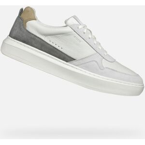 Cream men's sneakers Geox Deiven - Men's gri 42 male Cream men's sneakers Geox Deiven - Men's gri 42 male