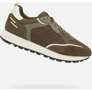 Khaki men's sneakers Geox Partenio - Men's maro 45 male Khaki men's sneakers Geox Partenio - Men's maro 45 male